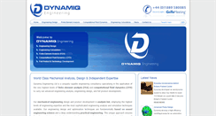 Desktop Screenshot of dynamiq-eng.co.uk